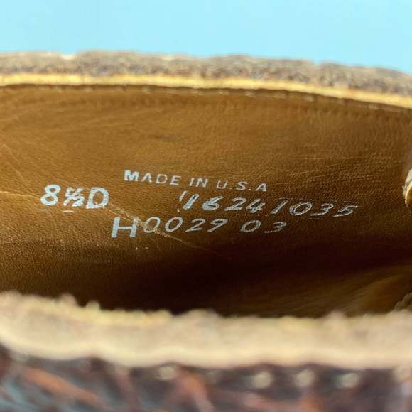 HELM Brown Leather Lace Up Chukka Boots - Picture 6 of 9